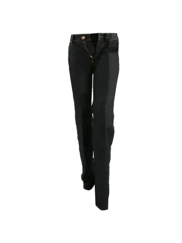 Women's Cotton Bootcut Jeans Black - DSQUARED2 - BALAAN.