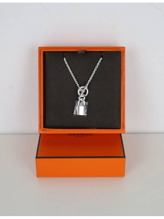 Kelly Cadenas Pendant Necklace Silver - HERMES - BALAAN 6