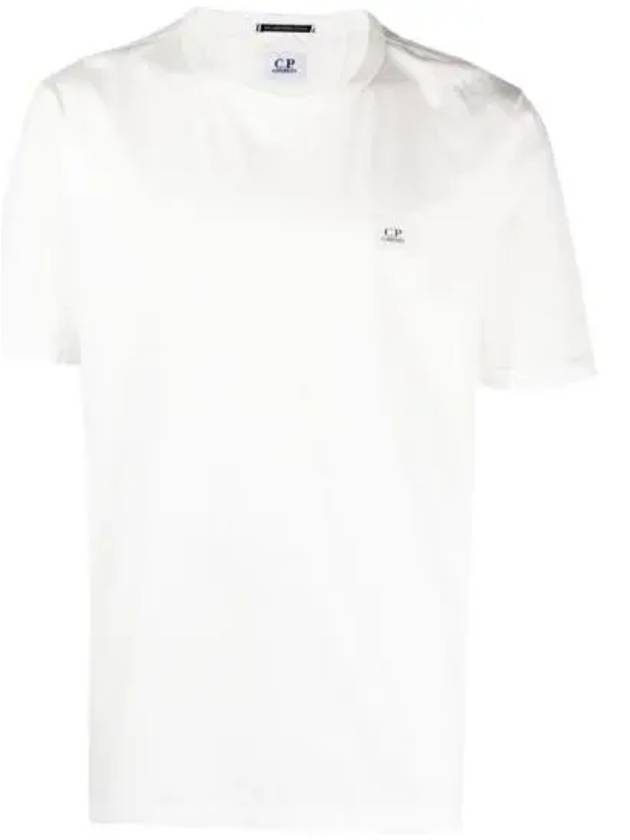 70/2 Mercerized Jersey Short Sleeve T-Shirt White - CP COMPANY - BALAAN 2