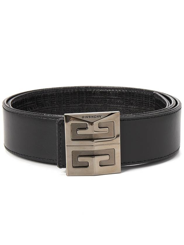 4G reversible leather belt black - GIVENCHY - BALAAN 3