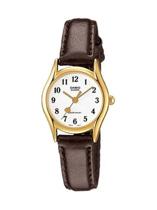 Women Leather Wrist Watch LTP1094Q7B5 - CASIO - BALAAN 1