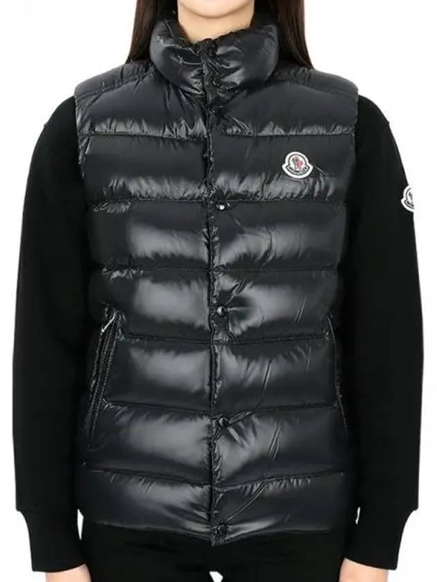 Kids TIB Logo Patch Padded Vest Black 1A12620 68950 999 12 14A Adult Wearable 1054045 - MONCLER - BALAAN 1