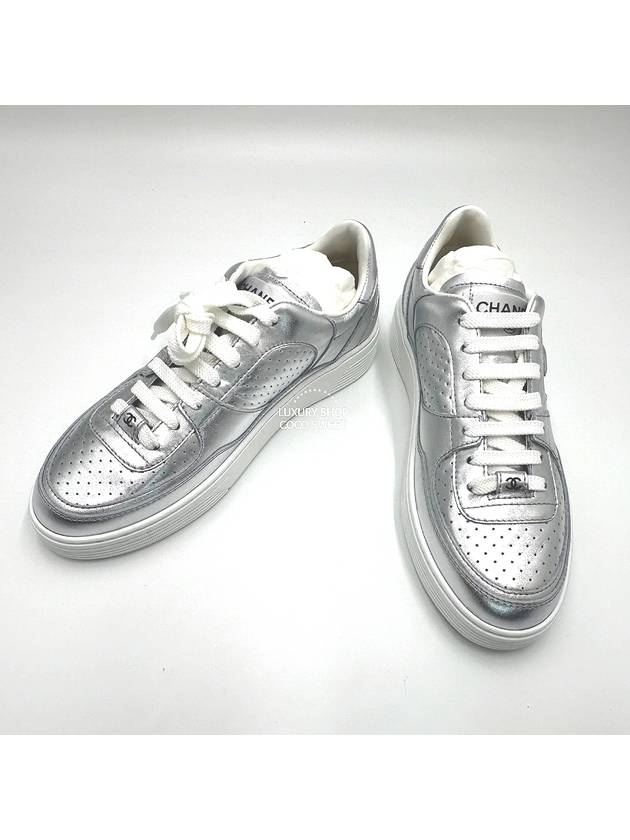 Air Force Sneakers Silver G45079 B15512 NU78637 - CHANEL - BALAAN 3