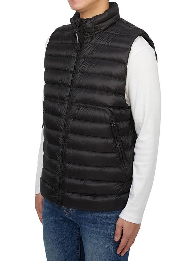 D.D. Shell Lens Down Vest Black - CP COMPANY - BALAAN 4