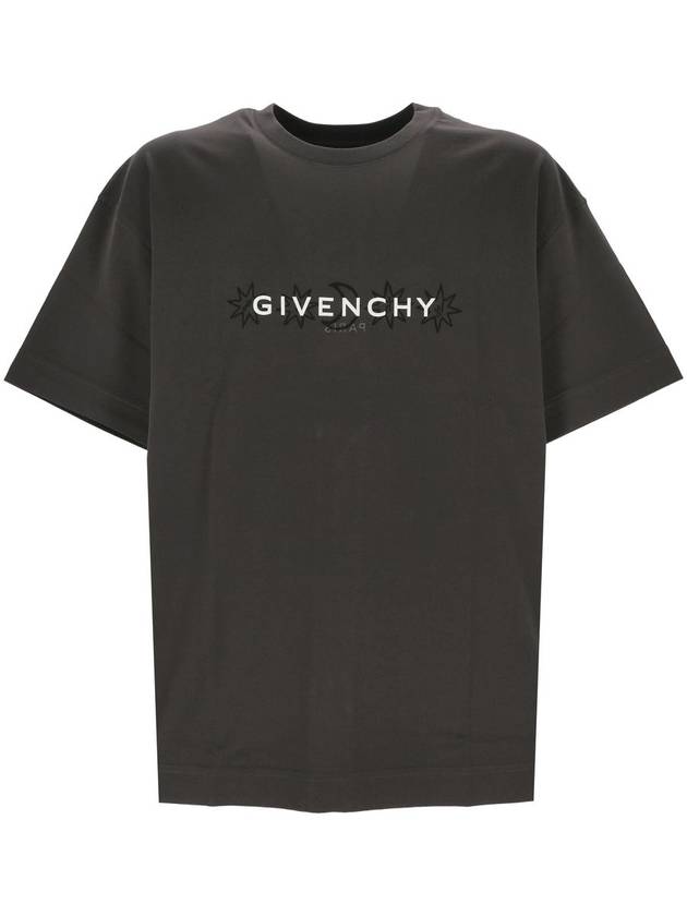 Tarot Print Reverse Short Sleeve T Shirt Rosewood - GIVENCHY - BALAAN 2