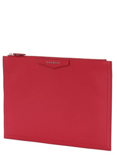 Large leather clutch strawberry red BC06822012 621 - GIVENCHY - BALAAN 2