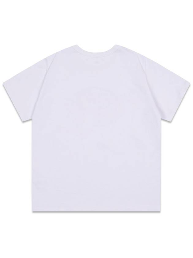 Arounds Short Sleeve T-Shirt White Green MCSS24HT1GR - MACKY - BALAAN 3