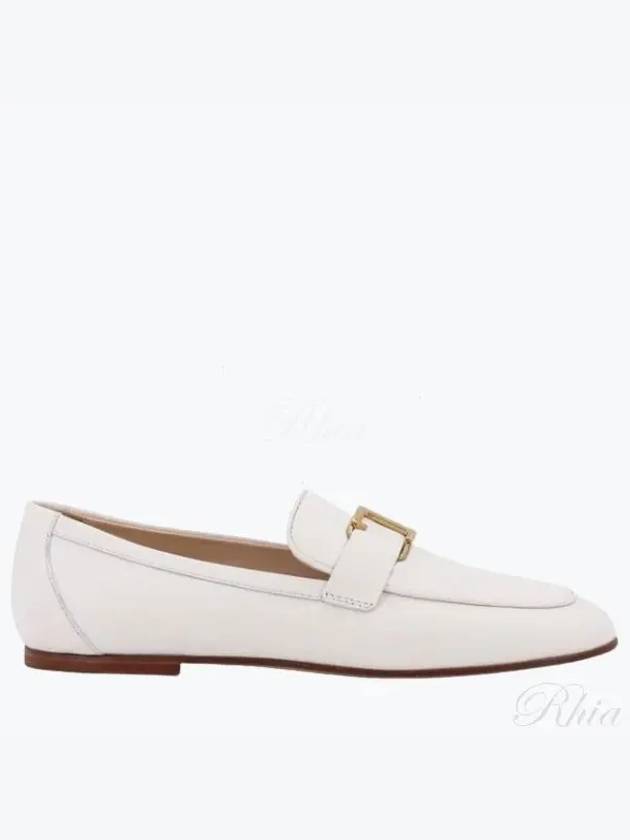 T Timeless Leather Loafers White - TOD'S - BALAAN 2