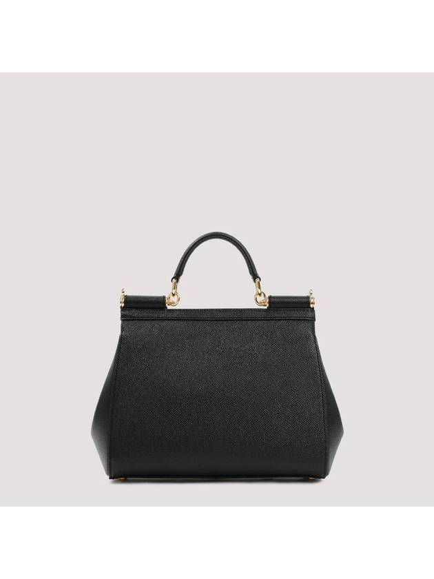 Sicily Medium Tote Bag Black - DOLCE&GABBANA - BALAAN 3