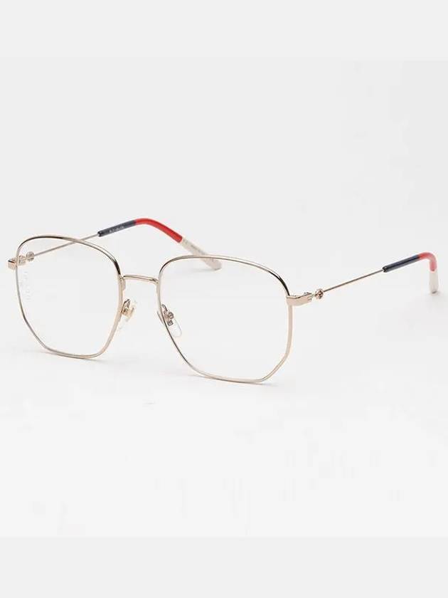 Eyewear Metal Geometric Multi-Angle Eyeglasses Metal Gold - GUCCI - BALAAN 3