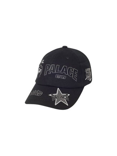 Multi Pack 6Panel Cap Black - PALACE - BALAAN 1