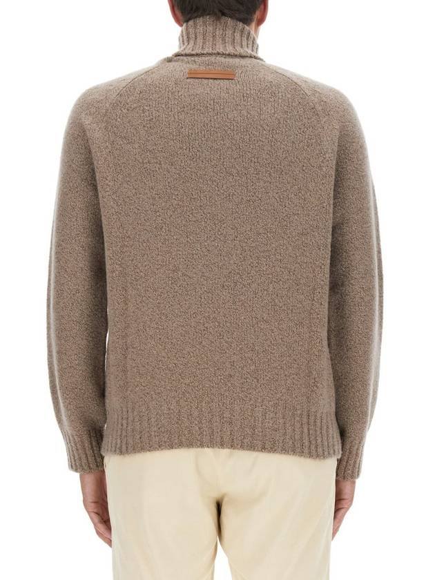 Zegna Turtleneck Shirt - ERMENEGILDO ZEGNA - BALAAN 3