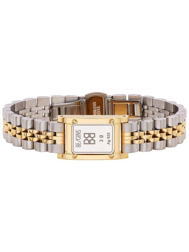 Gram Watch Bracelet Silver Gold - BE/GINS - BALAAN 9