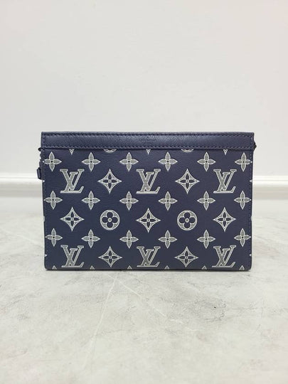 Ink Blue White Monogram Shadow Gas Cylinder Wearable Wallet - LOUIS VUITTON - BALAAN 2