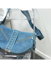 Vintage blue denim weave big hobo cross bag 3VDIB19341 - DIOR - BALAAN 9