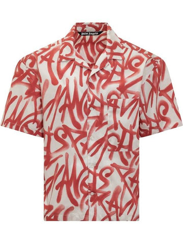 Palm Angels Graffiti Shirt - PALM ANGELS - BALAAN 1