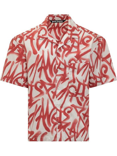 Palm Angels Graffiti Shirt - PALM ANGELS - BALAAN 1