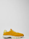 Drift Textile Leather Low Top Sneakers Yellow - CAMPER - BALAAN 5