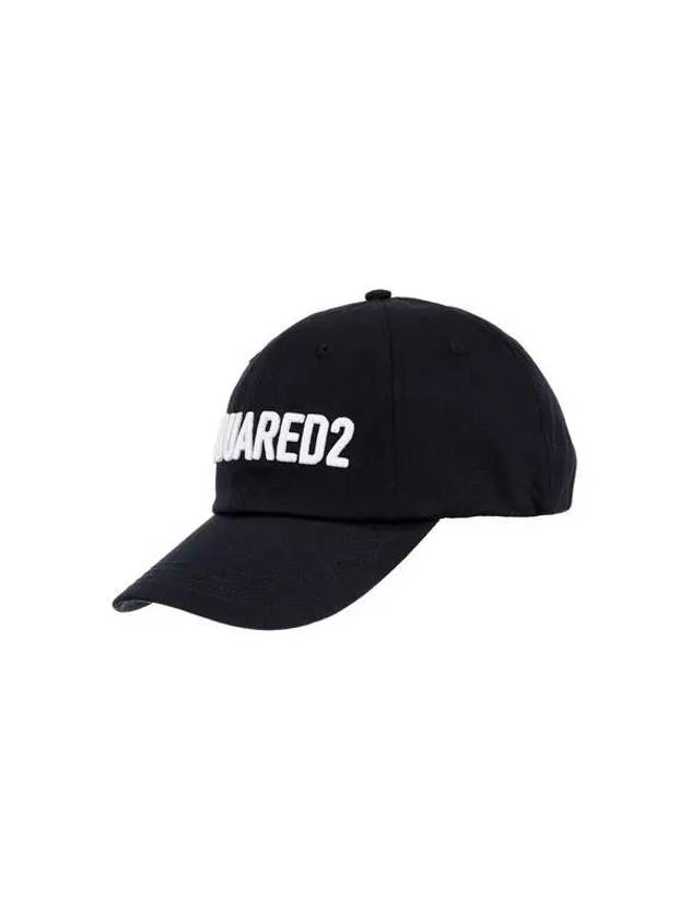 Men s LOGO Baseball Cap Black - DSQUARED2 - BALAAN 1