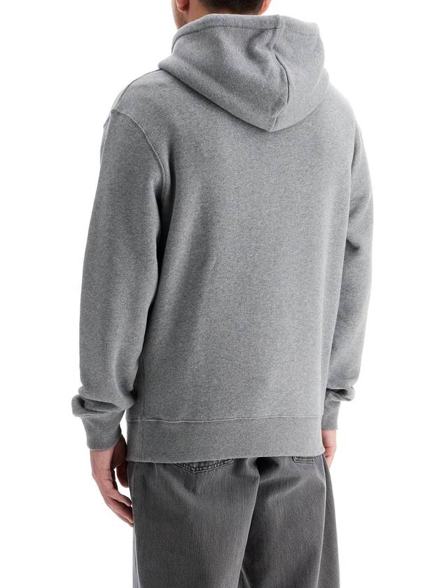 Bold Fox Head Patch Comfort Hoodie Grey - MAISON KITSUNE - BALAAN 4