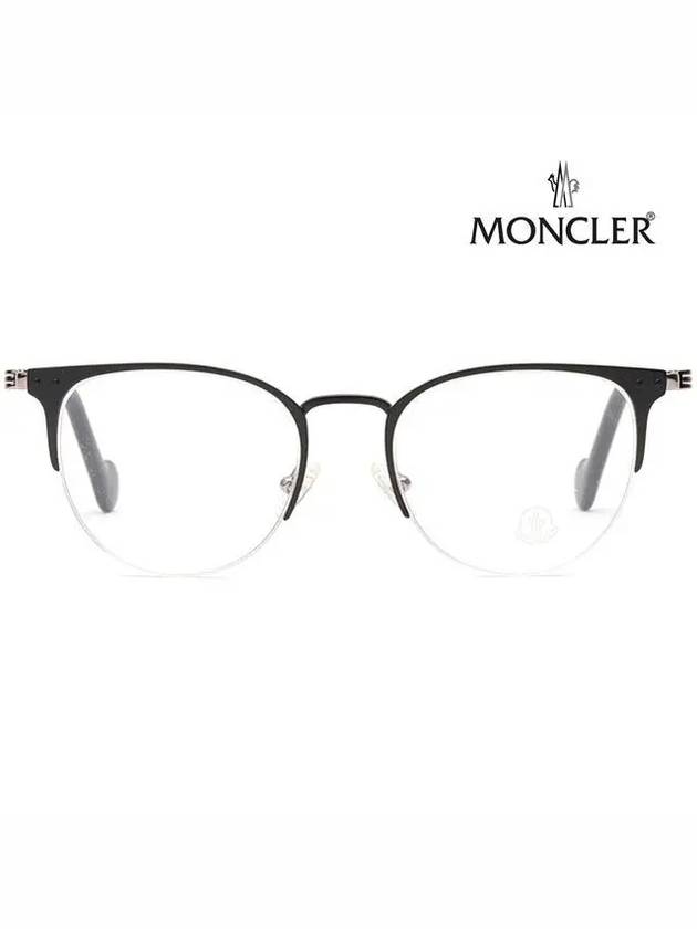 Eyewear Oval Eyeglasses Black - MONCLER - BALAAN 4