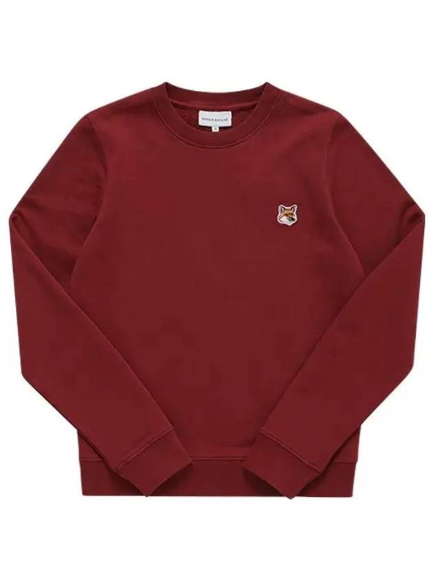 Fox Head Patch Regular Sweatshirt Red - MAISON KITSUNE - BALAAN 2