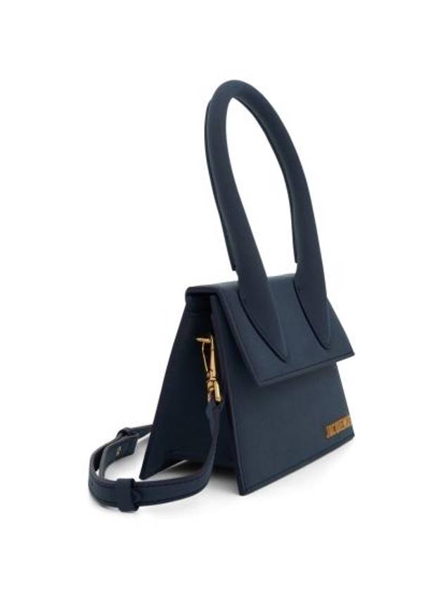 Le Chiquito Moyen Signature Shoulder Bag Dark Navy - JACQUEMUS - BALAAN 3