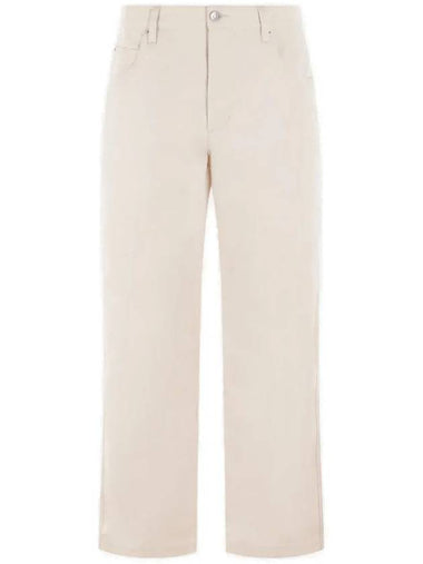 Button Detail Straight Leg Pants PA0194HBA3G44H 23EC - ISABEL MARANT - BALAAN 1