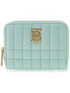 Lola Zip Card Wallet Mint - BURBERRY - BALAAN 2