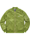 Contrast Stitch Reversible MA 1 Jacket Green Contrast Stitch Reversible MA 1 Jacket Green - SUPREME - BALAAN 1