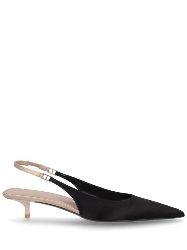 Women's Cherish Sling Back Pumps Heels Black - SAINT LAURENT - BALAAN 2