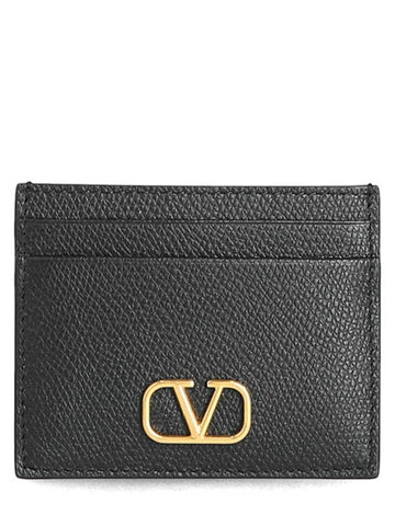 V logo 5W2P0V32 SNP 0NO card wallet case - VALENTINO - BALAAN 1