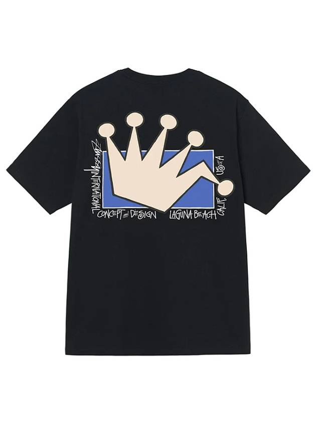 crown t shirt black women - STUSSY - BALAAN 1