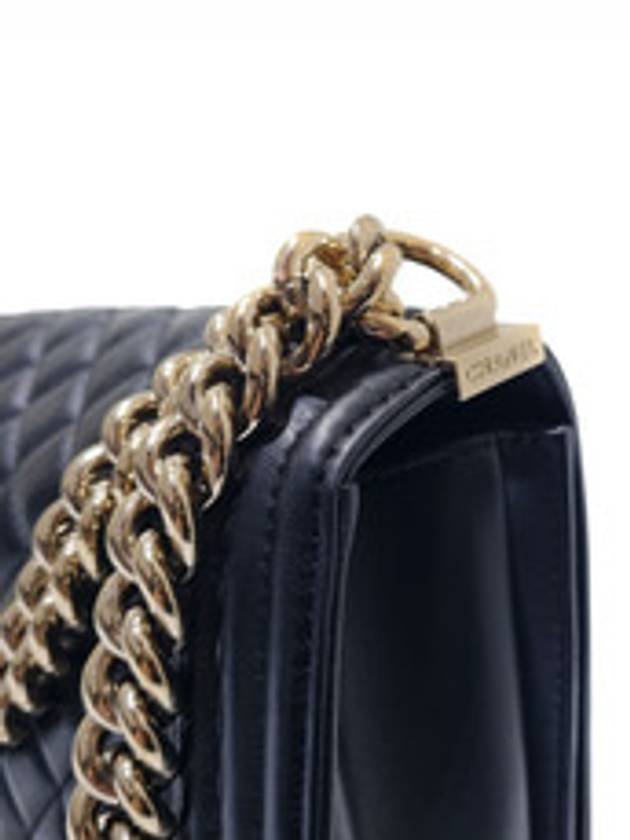 Women s A67086 Black Lambskin Boy Medium Gold Chain Shoulder Bag - CHANEL - BALAAN 7