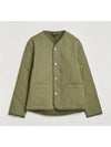 Julien Quilted Jacket Light Khaki - A.P.C. - BALAAN 6