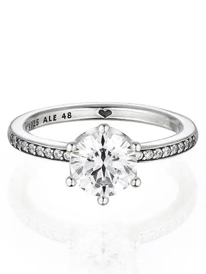 Clear Sparkling Crown Ring Silver - PANDORA - BALAAN 2