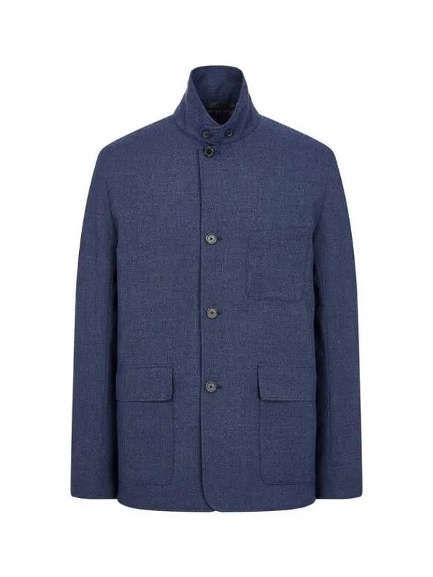 Warded wool single jacket light navy - PAUL SMITH - BALAAN 1