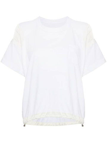 Sacai T-shirts and Polos White - SACAI - BALAAN 1