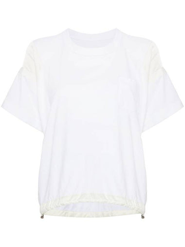 Sacai T-shirts and Polos White - SACAI - BALAAN 1