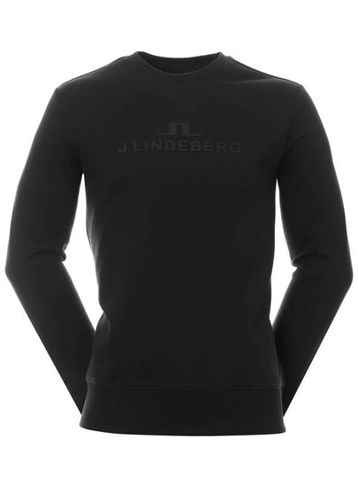 Alpha Crew Neck Sweater Black - J.LINDEBERG - BALAAN 2