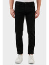 Cotton Slim Jeans Black - EMPORIO ARMANI - BALAAN 1