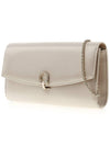 Woman's Gancini Mini Shoulder Bag Daino - SALVATORE FERRAGAMO - BALAAN 3