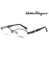 Eyewear Demo Oval Titanium Eyeglasses Black - SALVATORE FERRAGAMO - BALAAN 2