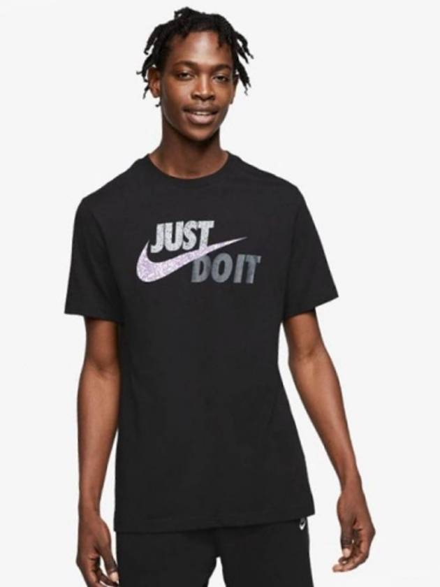 01DD9166010Just Do It TShirtBlack - NIKE - BALAAN 1