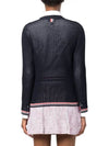 Thom Browne Pointelle RWB Striped Cardigan Navy - THOM BROWNE - BALAAN 3