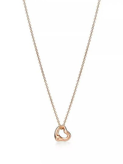 Women’s Open Heart Pendant Necklace Rose Gold - TIFFANY & CO. - BALAAN 2