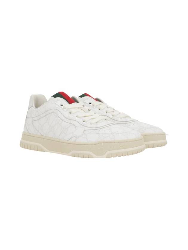 Re Web Low Top Sneakers Beige White - GUCCI - BALAAN 2