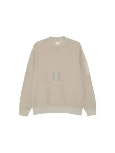 Lens Detail Sweatshirt Beige - CP COMPANY - BALAAN 2