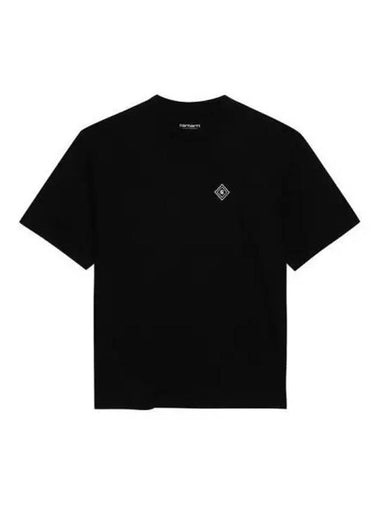 Cultivate Logo Short Sleeve T Shirt Black I03065889 - CARHARTT - BALAAN 1