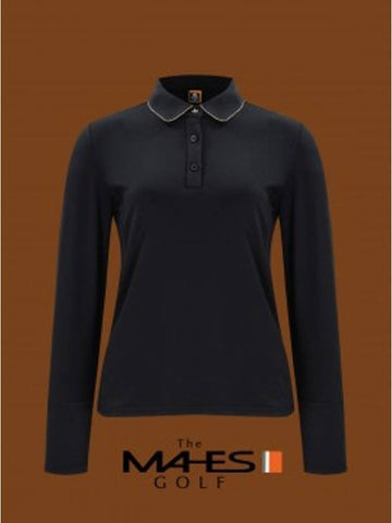 Long Sleeve T-Shirt Essential Gold Edition Signature Collar T-Shirt GT60562 - MAHES - BALAAN 1